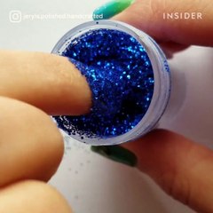 Geode bursting out of nails