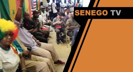 USA réaction des supporters après le match Sénégal vs Colombie