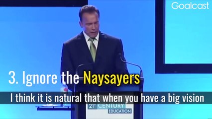 Les 5 règles du succès selon Arnold Schwarzenegger