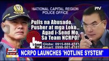 NCRPO launches ‘hotline system’