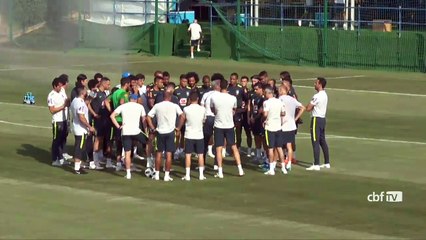Marcelo, presente en la charla de Tite pero no en el entrenamiento