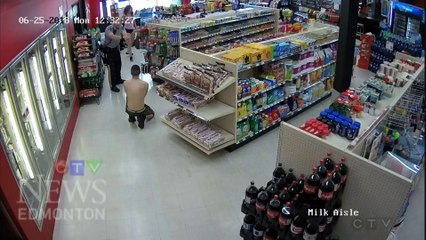 Drôle d'arrestation dans une supérette (Canada)