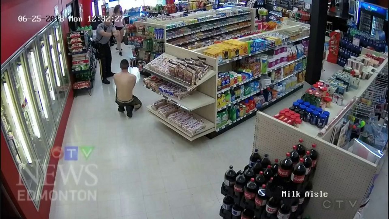 Drôle d'arrestation dans une supérette (Canada)