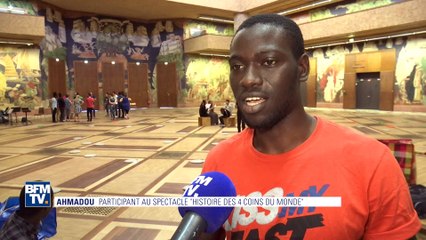 Migrants et collégiens partagent la scène le temps d'une création musicale