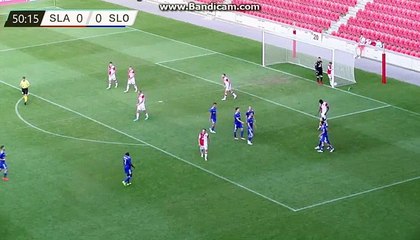 goal Sporar **Slovan Bratislava 1-0 Slavia Praha