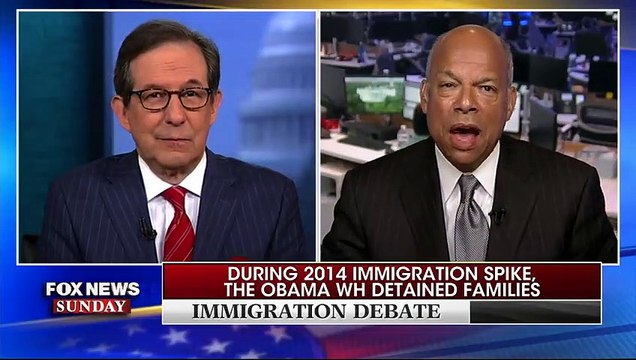 Fox News Sunday. Jeh Johnson, Homeland Security secretary during the Obama administration, tells Chris: unless we deal with the underlying causes that are motivating people to come here in the first place, we're going to continue to bang our heads