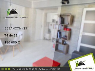 T4 A vendre Besancon 58m2 + Balcon 2m2