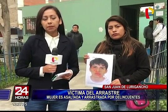 San Juan de Miraflores: mujer es asaltada y arrastrada 20 metros por delincuentes