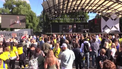 İsveç'te Jimmy Durmaz'a Destek Gösterisi - Stockholm