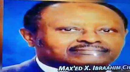 Codkii Alle ha u naxariistee Maxamed Ibrahim Cigaal ee xoriyadii 26-ka June.