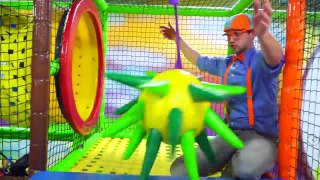 Learn Colors with Blippi at the Indoor Playground _ 1 Hour part 1/2