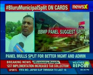 Bengaluru Govt committee dividing city into 5 municipal corporations