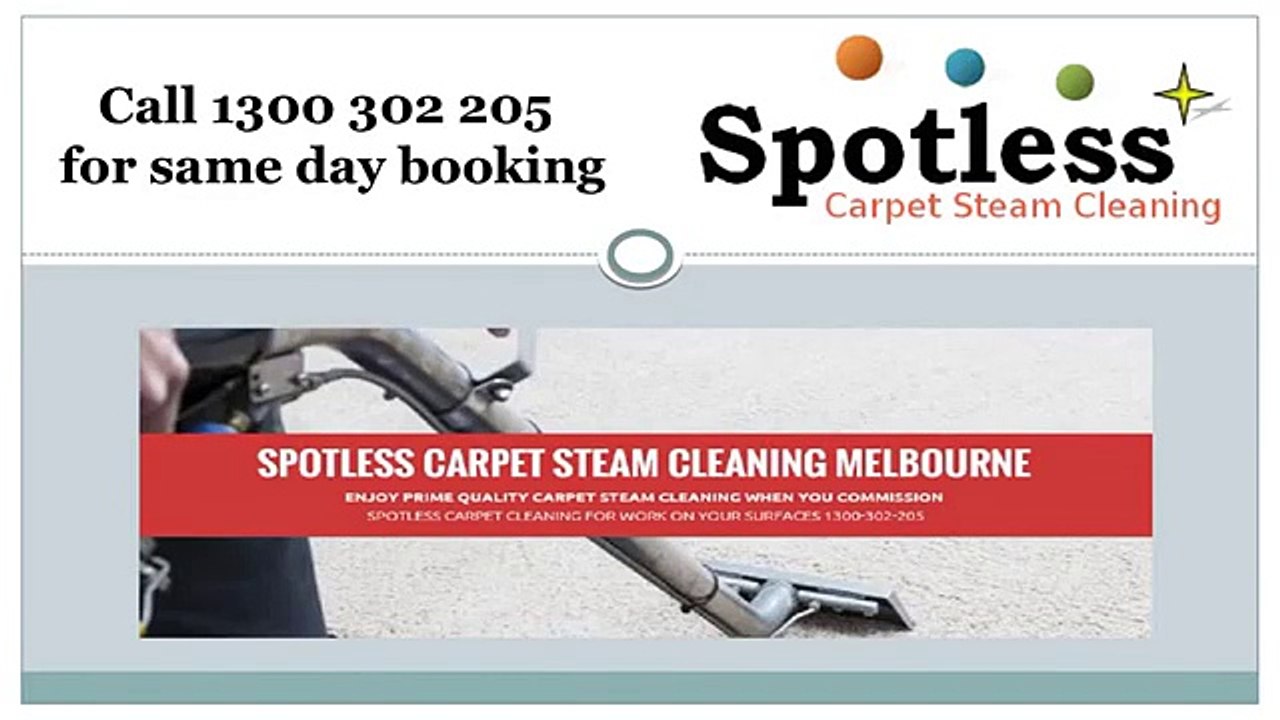 Spotless Carpet Cleaning Melbourne