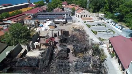 Küle Dönen Diriliş Ertuğrul'un Seti Havadan Görüntülendi