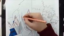 Anime Coloring Pages For Kids - Tokyo Otaku Mode Pages | Naruto vs Sasuke