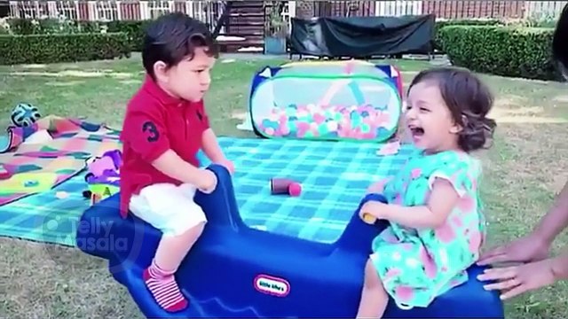 Rannvijay Singh's Daughter Kainaat Plays With Taimur Ali Khan In London | Roadies Xtreme