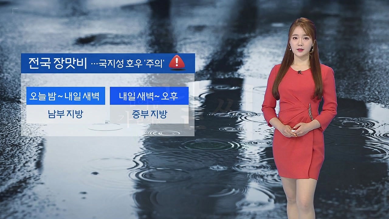 [날씨] 주말 장맛비 쏟아져...국지성 호우 '주의' / YTN