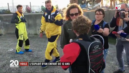 Voile : l'exploit d'un Breton de 12 ans