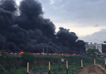 Fuel-Tanker Blaze Kills Several, Destroys Cars on Lagos Highway