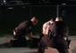Police Officers Wrestle Large Alligator Outside Texas Walmart