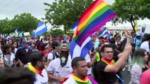 LGBTQ protesters march for their rights in Nicaragua