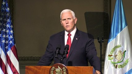Pence a Centroamérica: “éxodo” de migrantes tiene que terminar
