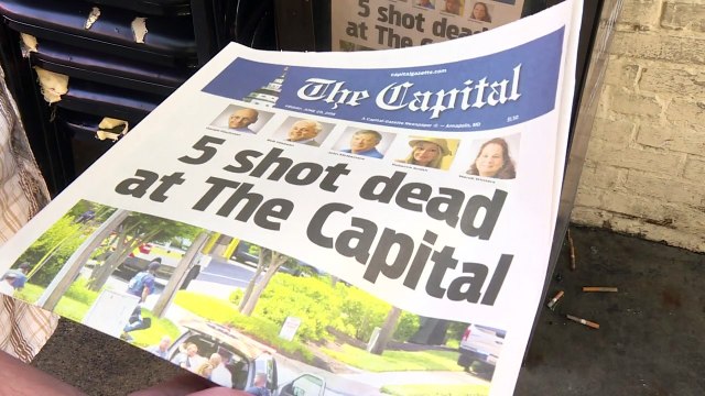 Annapolis shooting doesn't stop reporters from putting out paper