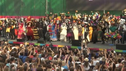Le coin des supporters - Un remake du Jour des Morts pour une fiesta mexicaine à Moscou
