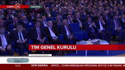 Başbakan Yıldırım TİM Genel Kurulu'nda konuşuyor