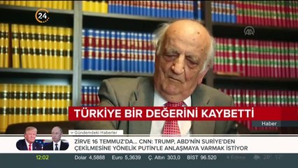 Türkiye bir değerini kaybetti