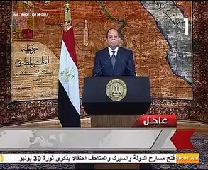السيسى: فى مثل هذا اليوم تحدى المصريون التحدى ذاته