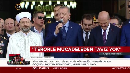"Terörle mücadeleden taviz yok"