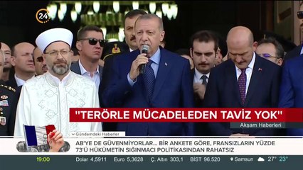 "Terörle mücadeleden taviz yok"