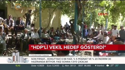"HDP'li vekil hedef gösterdi, PKK saldırdı"