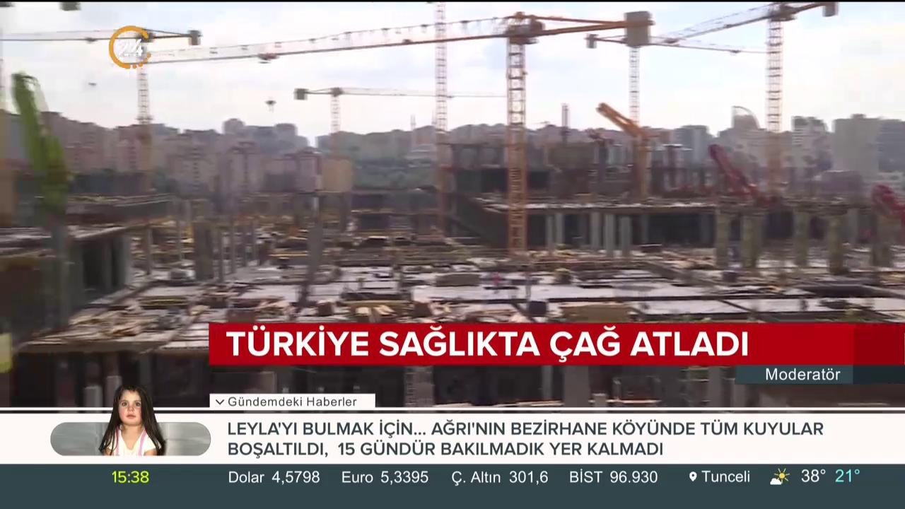 2.600 yataklı dev şehir hastanesinin yapımına devam ediyor