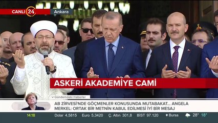 Bu cami açılışını birliğimize, beraberliğimize vesile eyle Allah'ım
