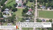 Aerial Footage Shows Damage After Town Hit By EF-3 Tornado