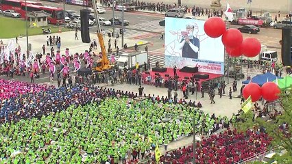 서울 도심서 대규모 노동자 집회..."최저임금 개악 저지" / YTN