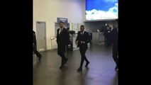 شاهد لحظة وصول  كريستيانو رونالدو في مطار دولي لي روسيا