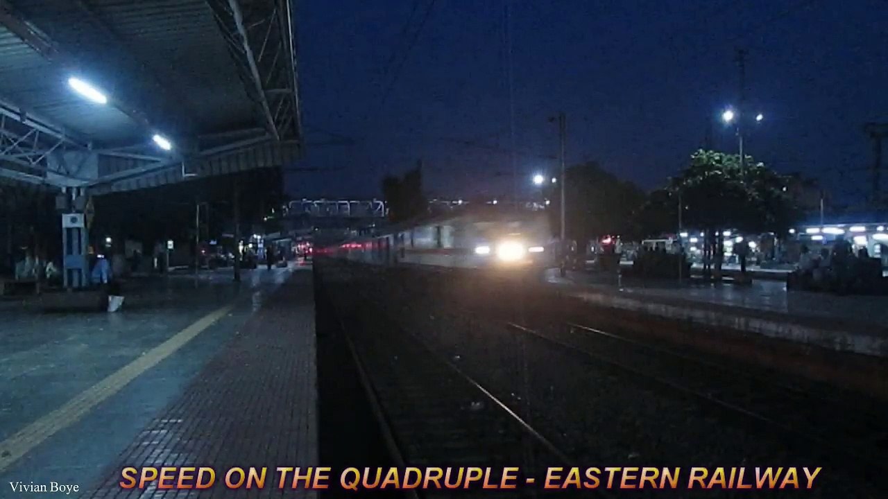RAW 130 KMPH LHB ACTION | SAVAGED SKIP | SUPER WHINING WAP-7 HOWRAH RAJDHANI | DURGAPUR SKIP