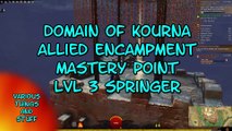 Guild Wars 2 Domain of Kourna Allied Encampment Mastery Lvl 3 Springer