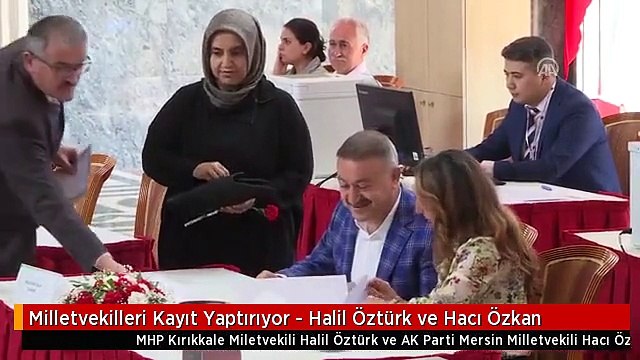 Milletvekilleri Kayıt Yaptırıyor - Halil Öztürk ve Hacı Özkan