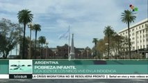48% de niños y adolescentes en Argentina viven en situación de pobreza