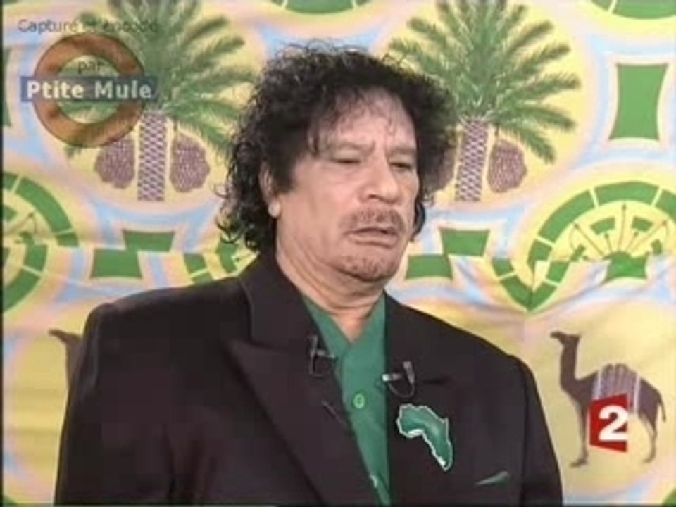 Interview de Kadhafi par D. Pujadas