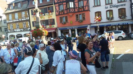 La fête à Obernai après France-Argentine, Coupe du monde 2018