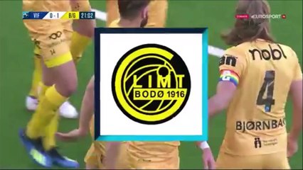 0-1 Amor Layouni Goal Norway  Tippeligaen - 30.06.2018 Valerenga 0-1 FK Bodo Glimt