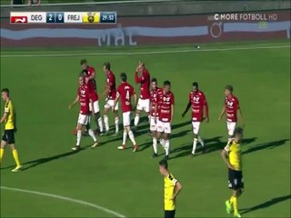 2-0 Kevin Wright Goal Sweden  Superettan - 30.06.2018 Degerfors IF 2-0 IK Frej