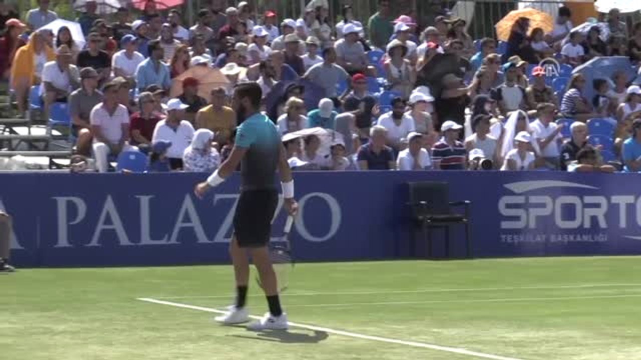 Tenis - Turkish Airlines Antalya Open Turnuvası - Teklerde Bosna Hersekli Dzumhur Şampiyon Oldu