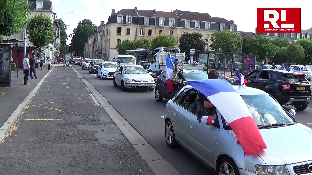 Longwy : concert de klaxons après la victoire de la France