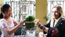 Watermelon VS 900 Ruber Bands Challenge